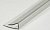 Профиль Кронос торцевой П 6 мм L=2,1 м, белый